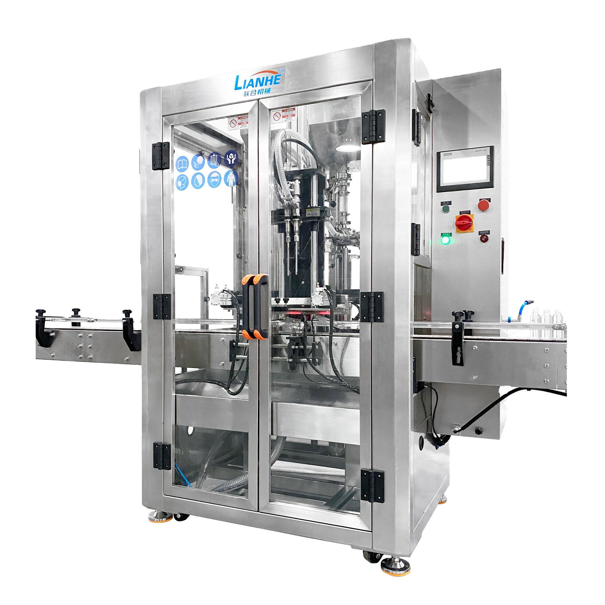 Automatic 2 Heads Liquid Detergent Filling Machine Cosmetic Cream Lotion Filler Piston Pump Filling Equipment